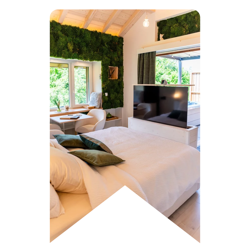 Scandi green vignette