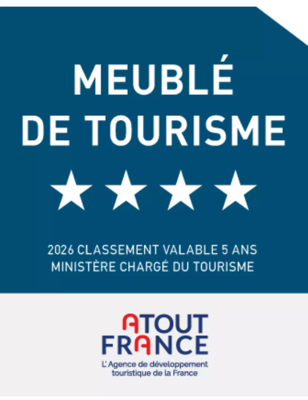 Support com numérique 4 étoiles ATOUT FRANCE