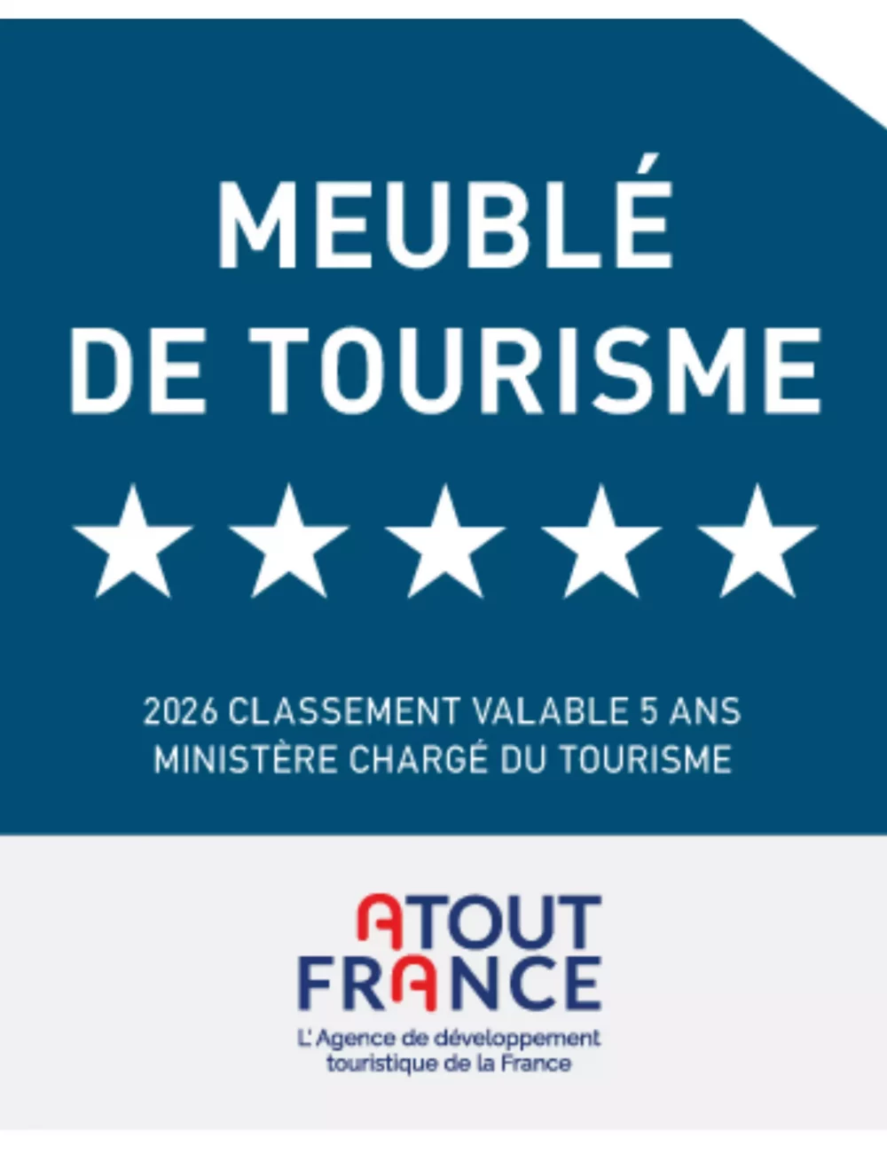 Support com numérique 5 étoiles ATOUT FRANCE