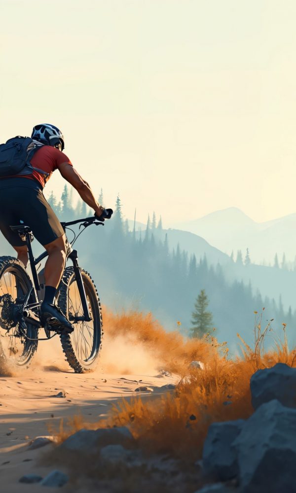 close-up-person-doing-mountain-biking